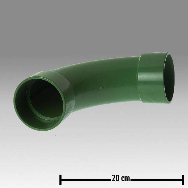 CODO PVC VERDE 90° 90 MM