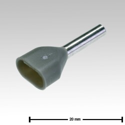 VIROLA DE CABLE .75-8 DOBLE