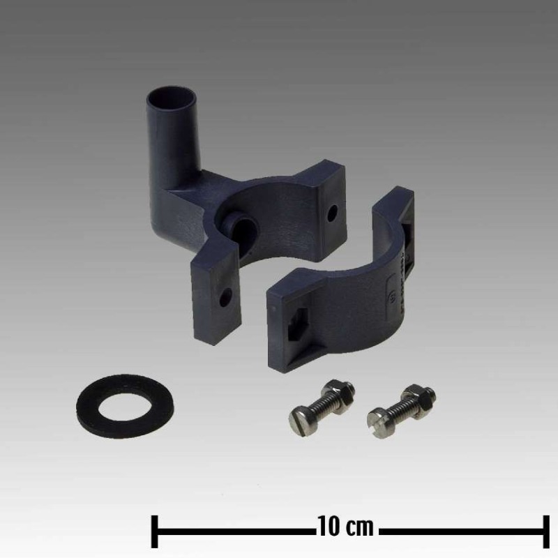 RACOR DE CONEXION O EMPALME DE TUBOS 90° 40 MM