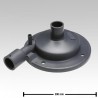 TAPA BOMBA DE LECHE 0.55KW PVC